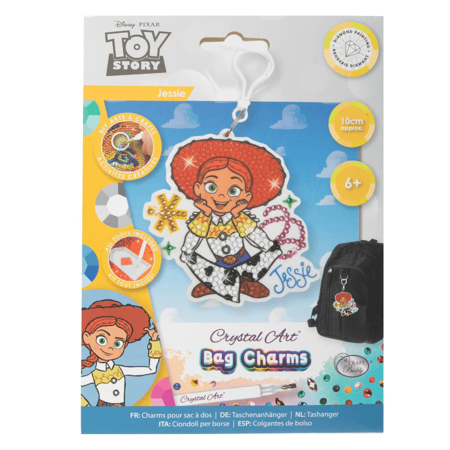 Disney: Jessie Crystal Art Bag Charm Craft Kit Age 6+