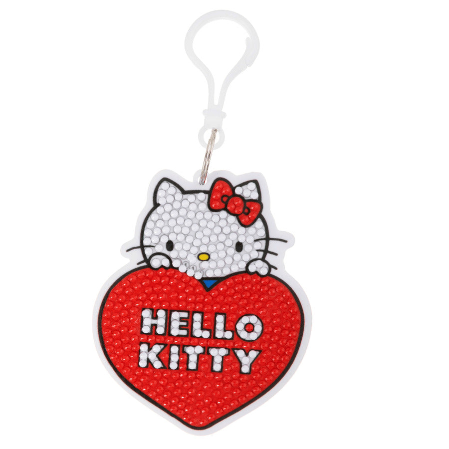 Hello Kitty: Hello Kitty Crystal Art Bag Charm Craft Kit Age 6+