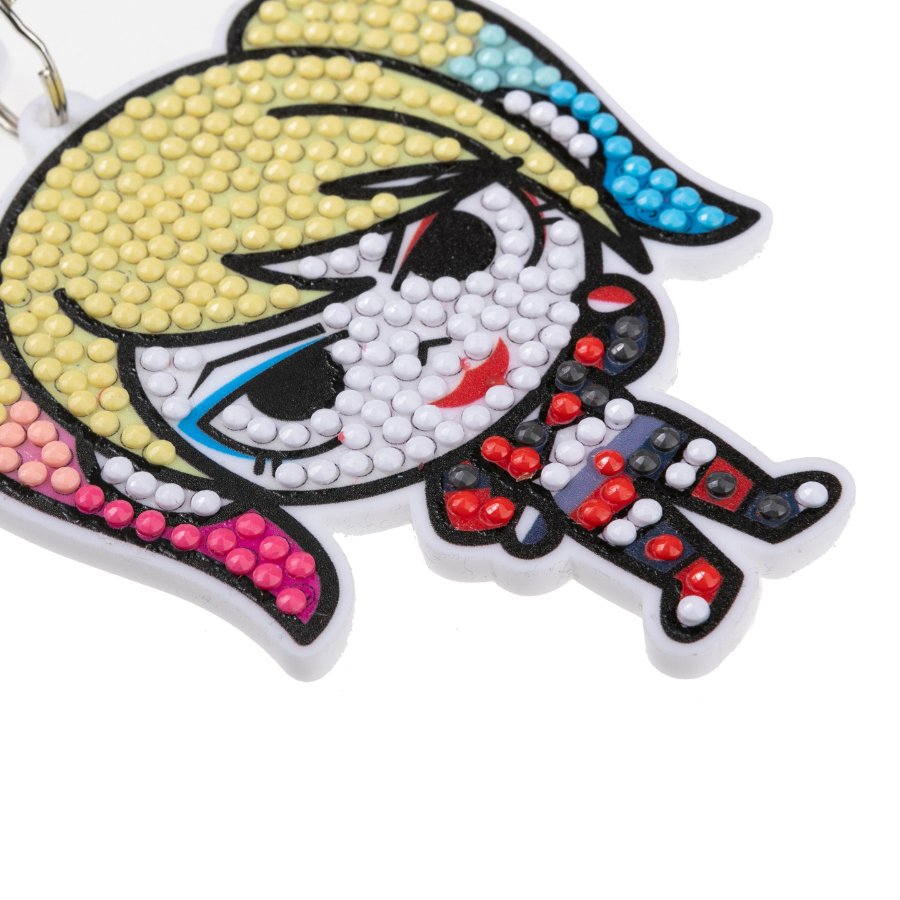 DC: Harley Quinn Crystal Art Bag Charm Craft Kit Age 6+