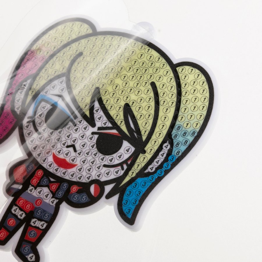 DC: Harley Quinn Crystal Art Bag Charm Craft Kit Age 6+