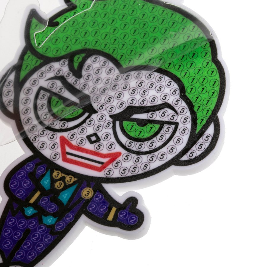 DC: Joker Crystal Art Bag Charm Craft Kit Age 6+