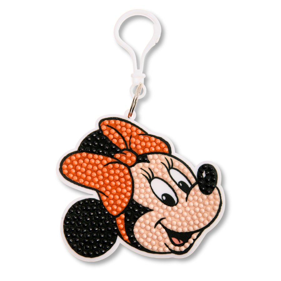 Disney: Minnie Mouse Crystal Art Bag Charm Craft Kit Age 6+