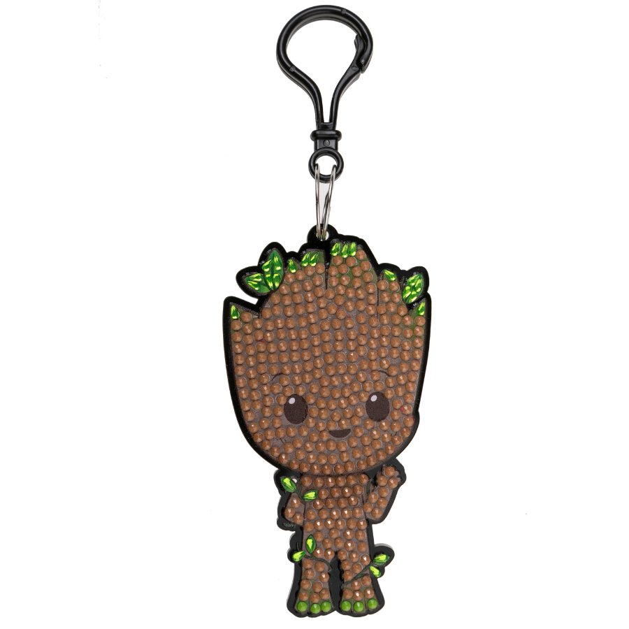 Marvel: Groot Crystal Art Bag Charm Craft Kit Age 6+