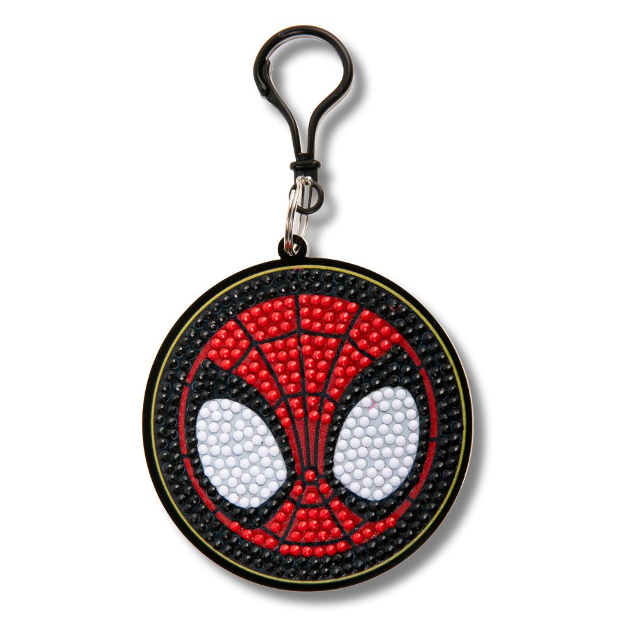 Marvel: Spider-Man Crystal Art Bag Charm Craft Kit Age 6+