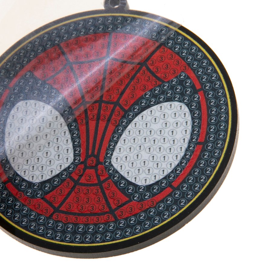 Marvel: Spider-Man Crystal Art Bag Charm Craft Kit Age 6+