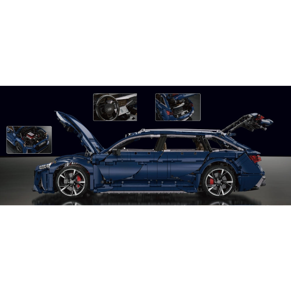 CaDA Audi RS6 Avant (2019) Master Series 1:8 Brick Model 4663pcs C61615W