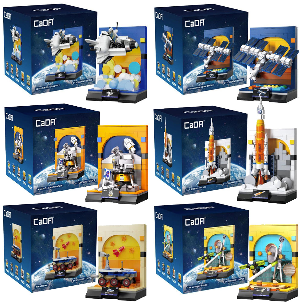 CaDA Space Collection NASA Licensed Brick Models Full Set