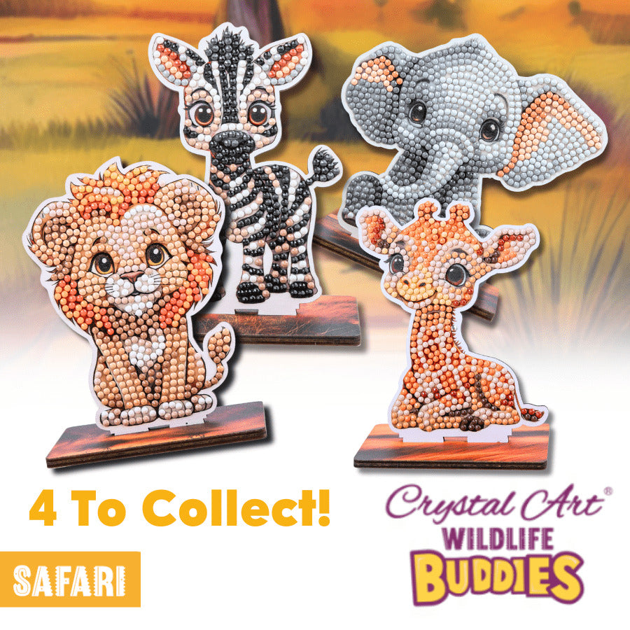 Elephant Crystal Art Buddy Craft Kit Age 6+