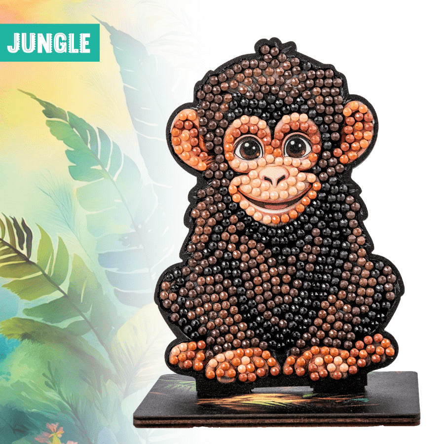 Chimp Crystal Art Buddy Craft Kit Age 6+