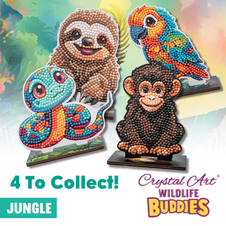 Sloth Crystal Art Buddy Craft Kit Age 6+
