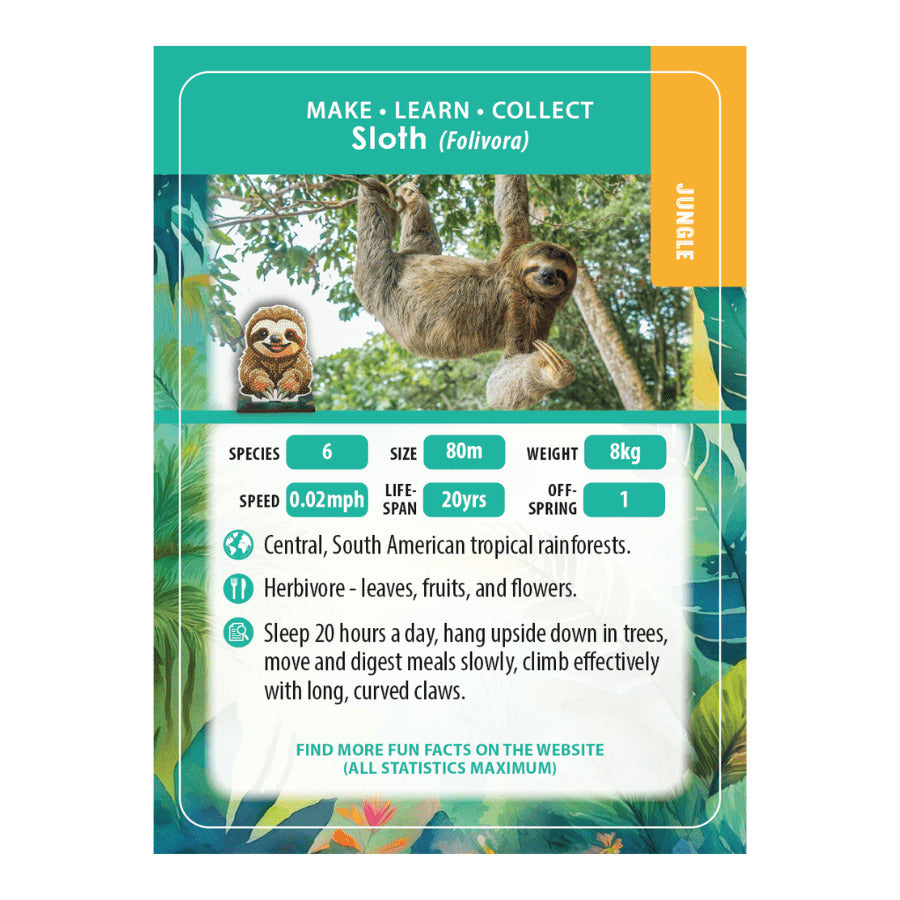 Sloth Crystal Art Buddy Craft Kit Age 6+