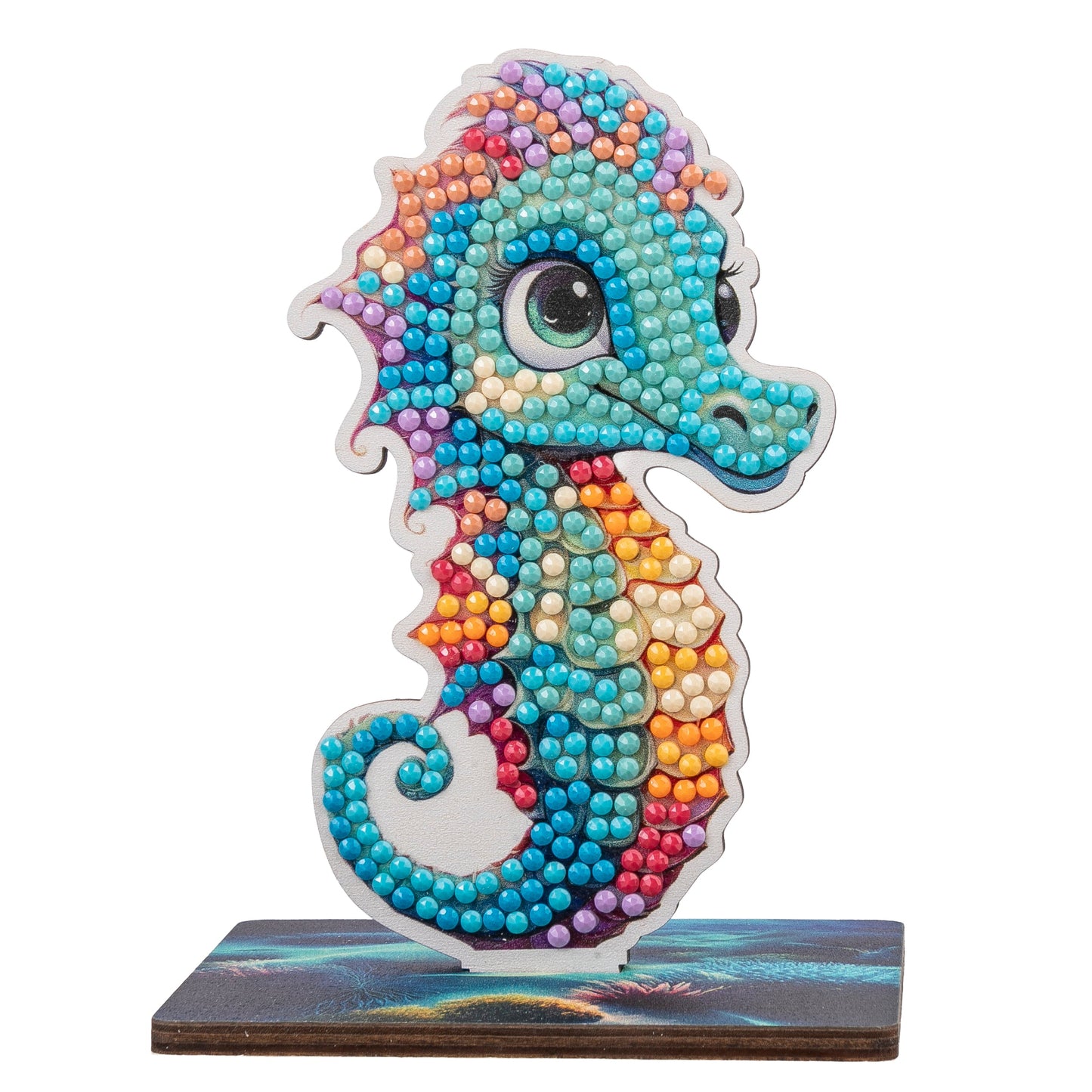 Seahorse Crystal Art Buddy Craft Kit Age 6+