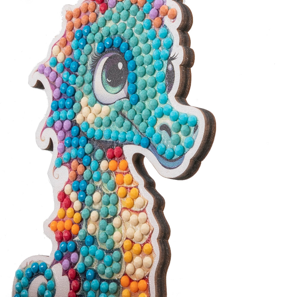 Seahorse Crystal Art Buddy Craft Kit Age 6+