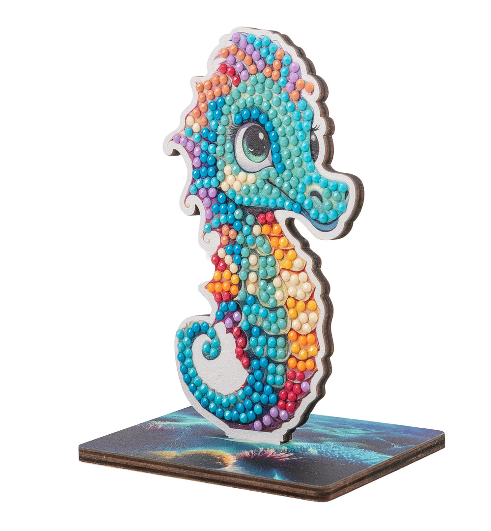 Seahorse Crystal Art Buddy Craft Kit Age 6+