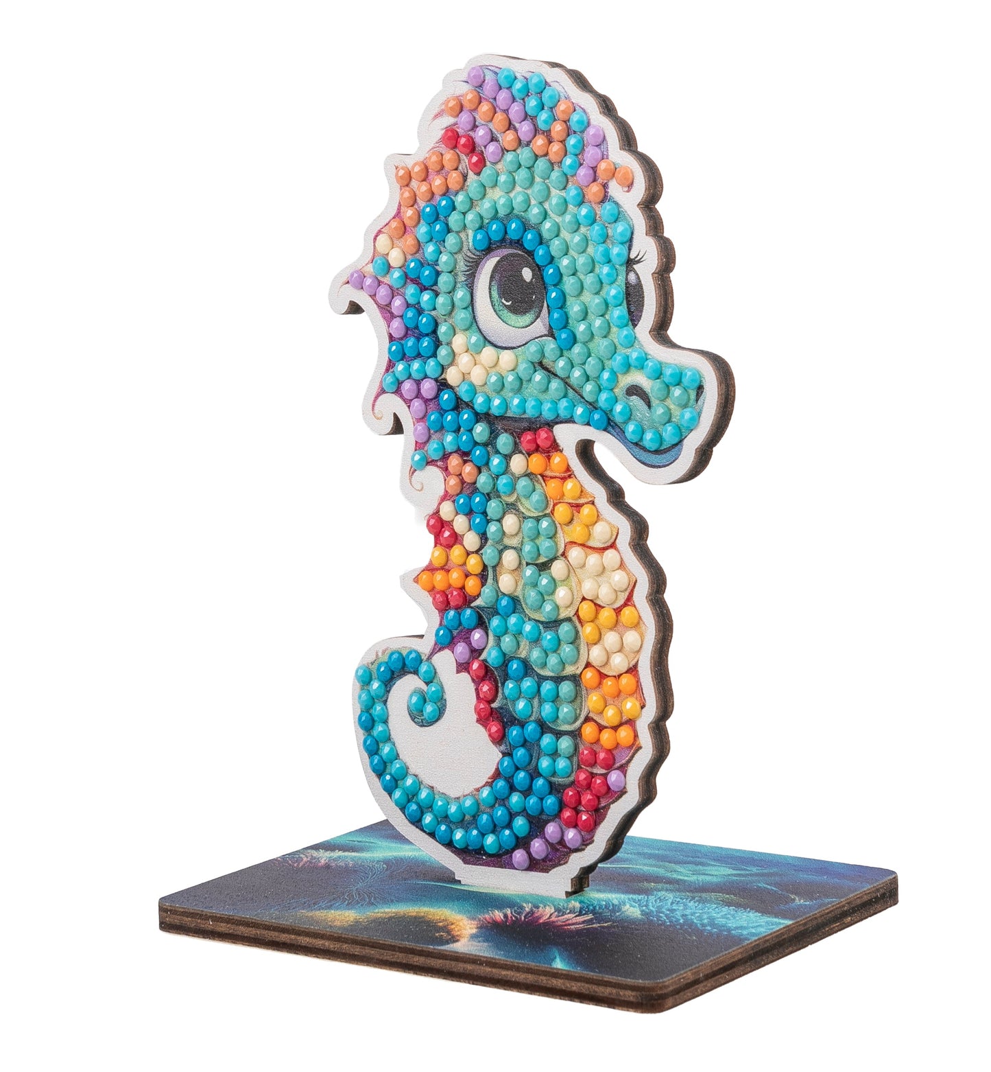 Seahorse Crystal Art Buddy Craft Kit Age 6+