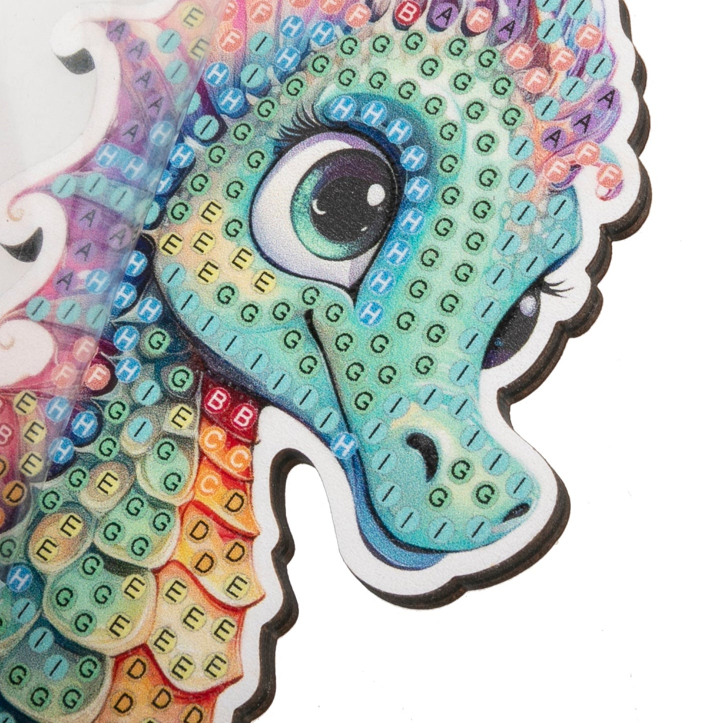 Seahorse Crystal Art Buddy Craft Kit Age 6+