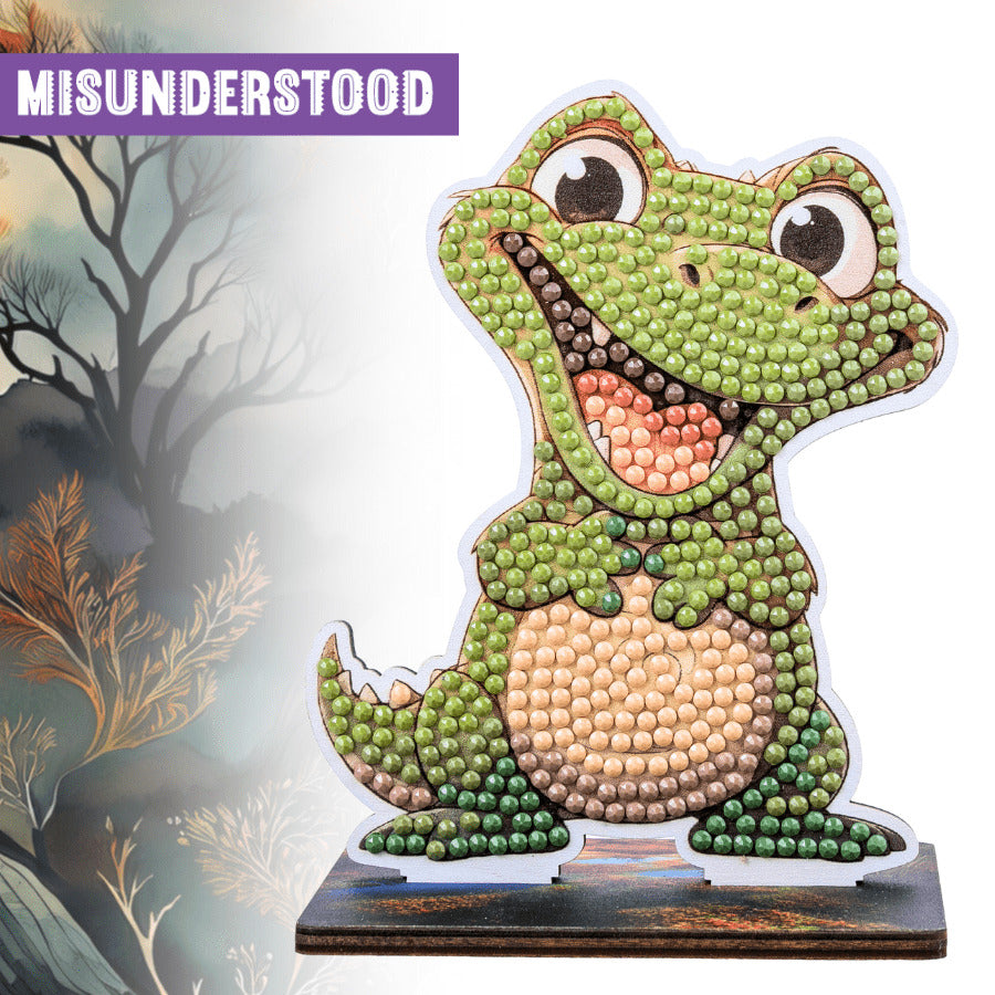 Aligator Crystal Art Buddy Craft Kit Age 6+