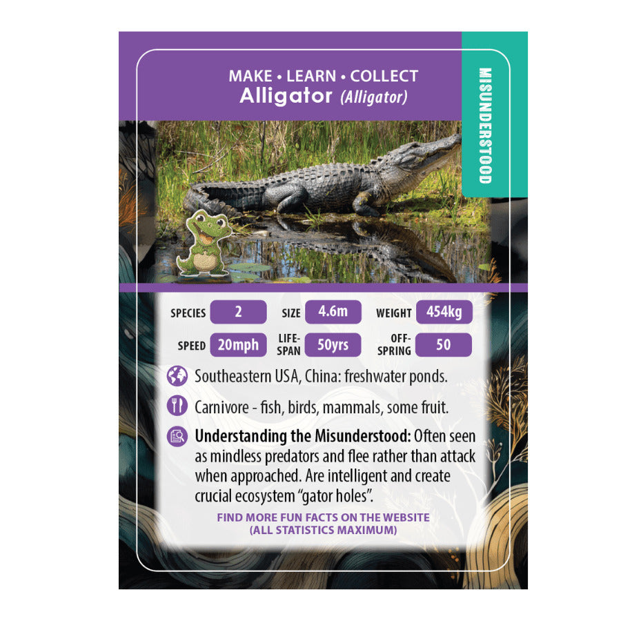 Aligator Crystal Art Buddy Craft Kit Age 6+