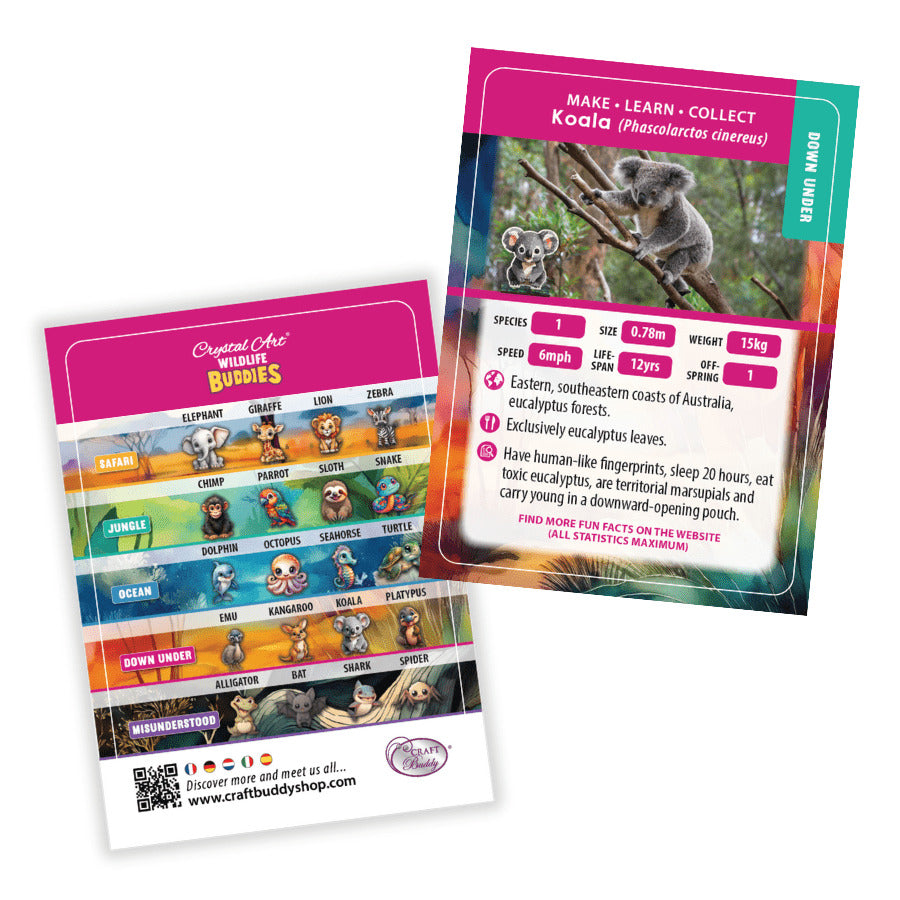 Koala Crystal Art Buddy Craft Kit Age 6+