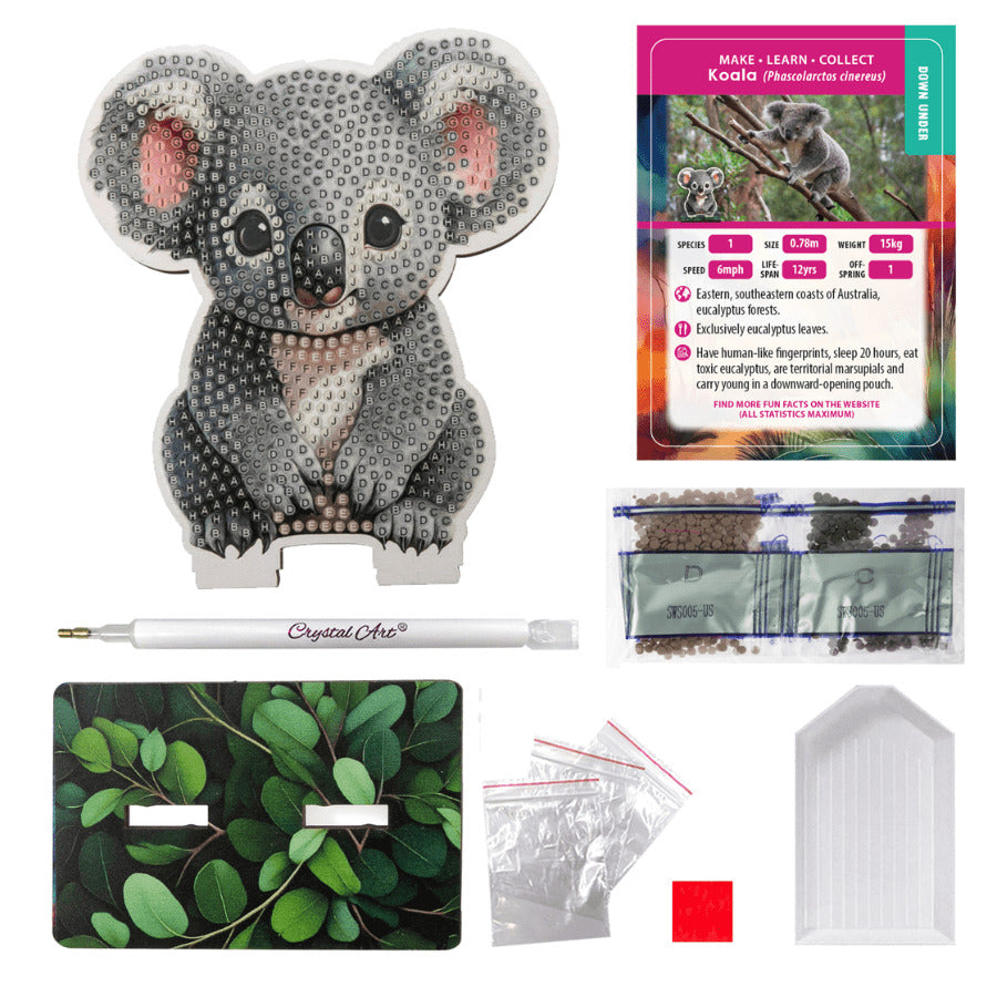 Koala Crystal Art Buddy Craft Kit Age 6+