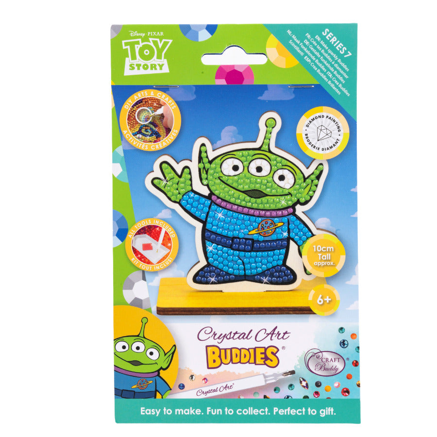 Disney: Aliens Crystal Art Buddy Craft Kit Age 6+