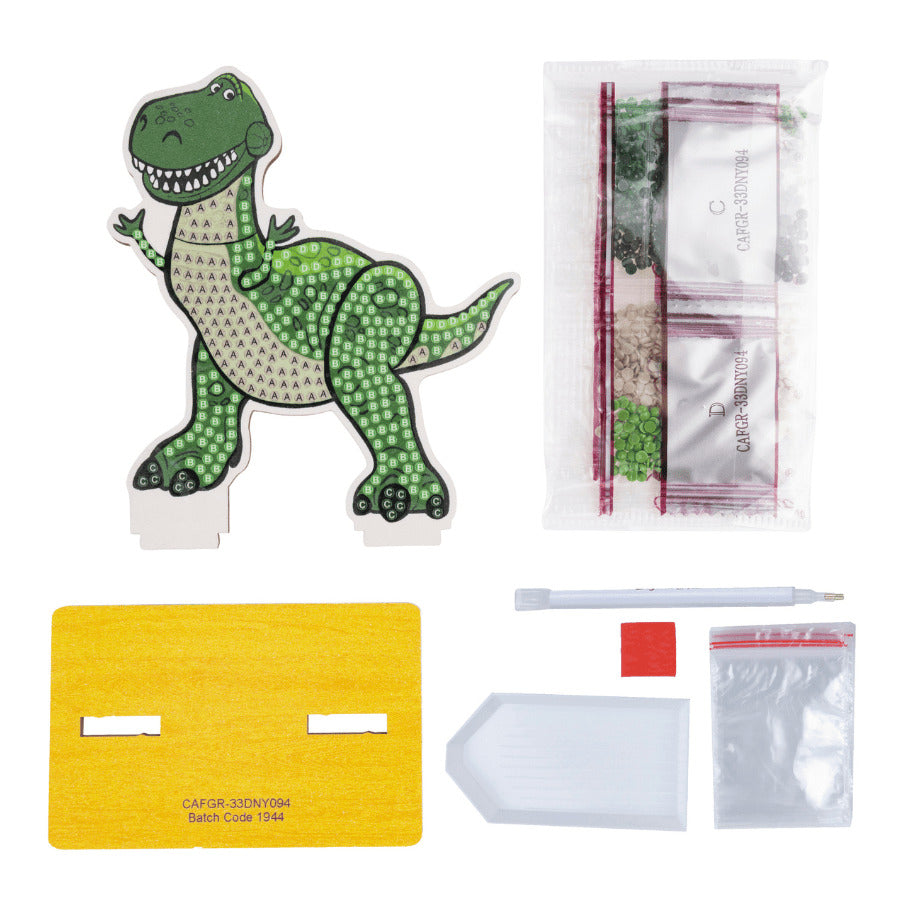 Disney: Rex Crystal Art Buddy Craft Kit Age 6+