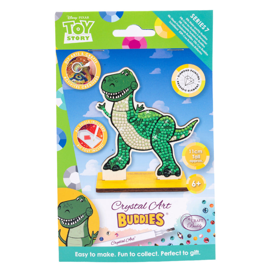 Disney: Rex Crystal Art Buddy Craft Kit Age 6+