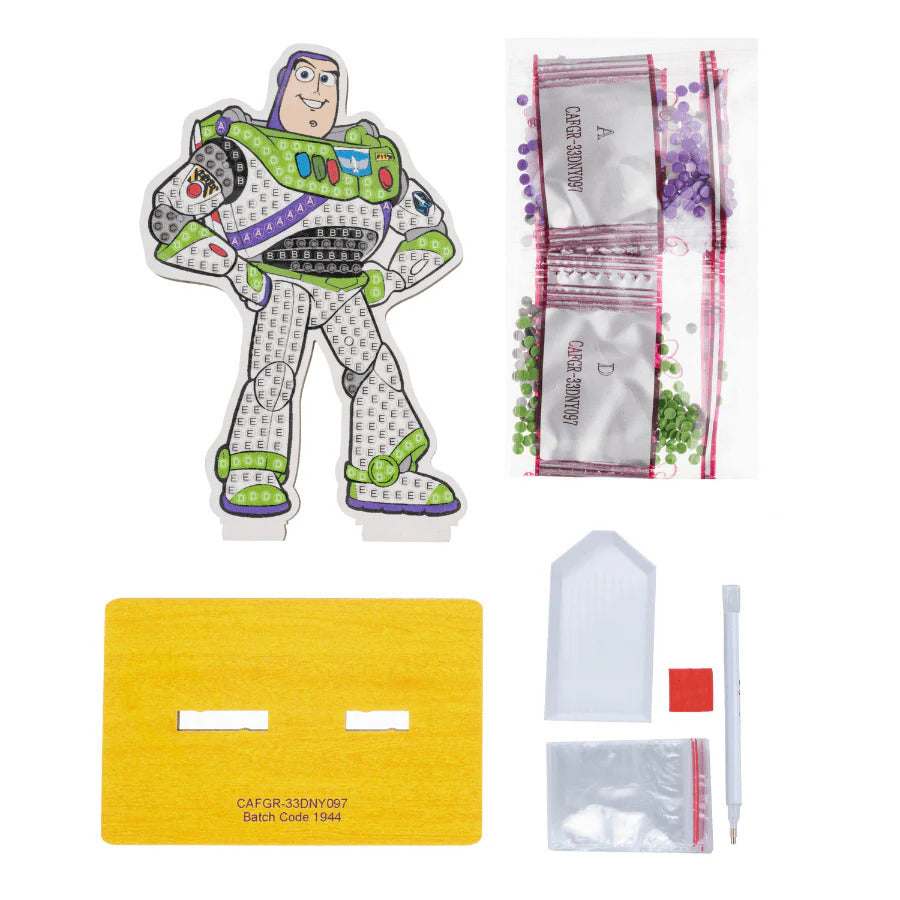 Disney: Buzz Lightyear Crystal Art Buddy Craft Kit Age 6+