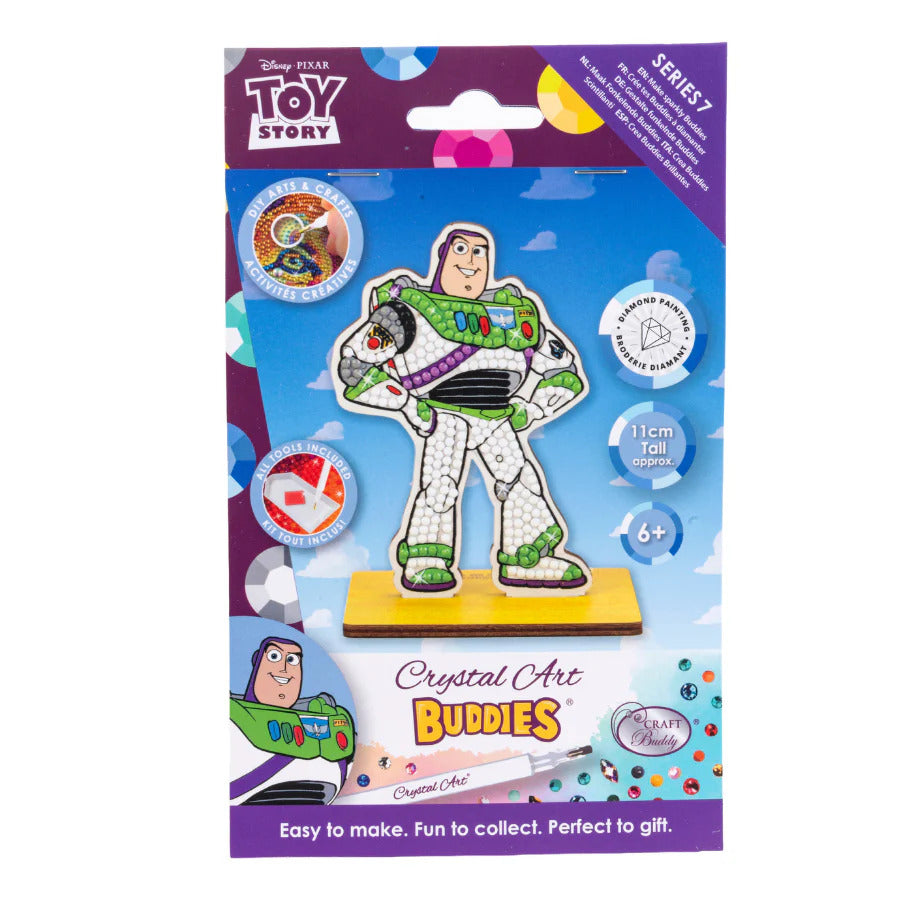Disney: Buzz Lightyear Crystal Art Buddy Craft Kit Age 6+