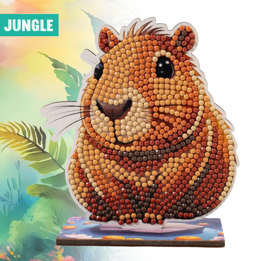 Capybara Crystal Art Buddy Craft Kit Age 6+