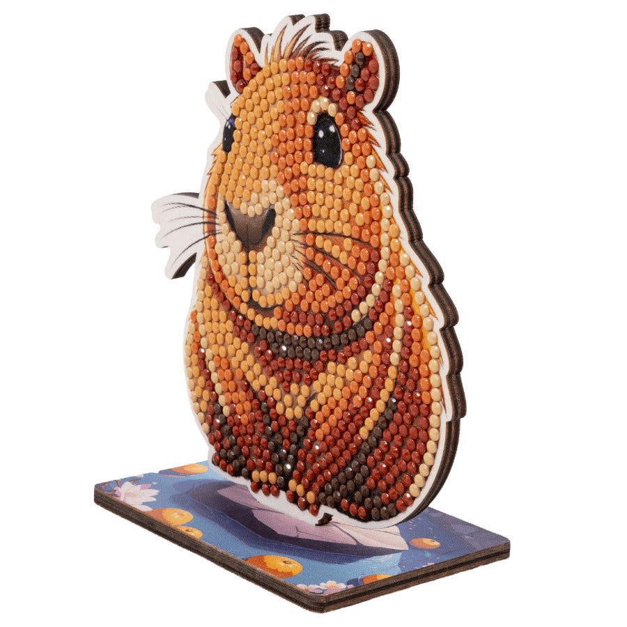 Capybara Crystal Art Buddy Craft Kit Age 6+