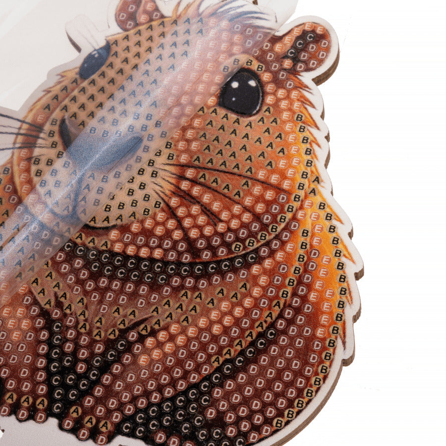 Capybara Crystal Art Buddy Craft Kit Age 6+