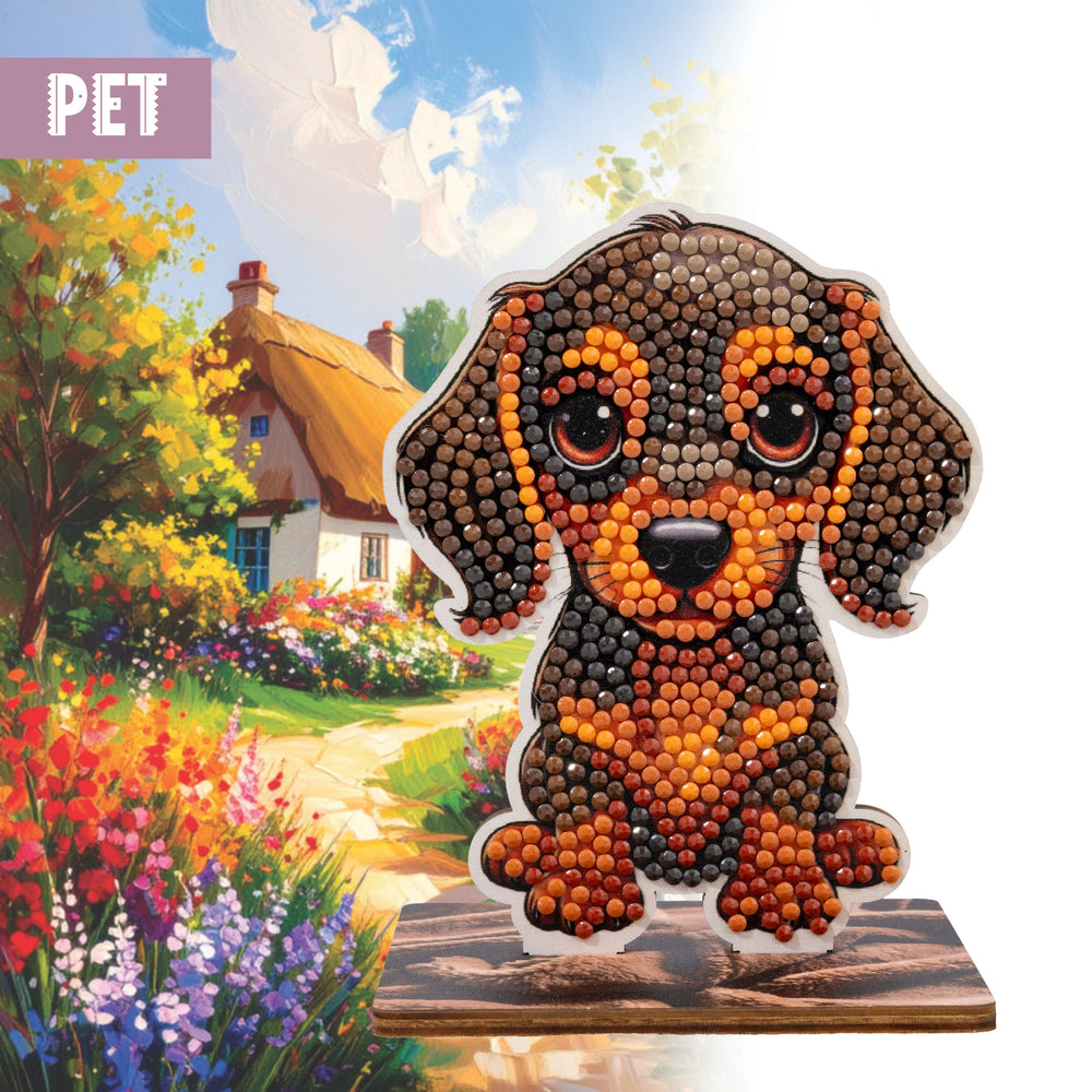 Puppy Crystal Art Buddy Craft Kit Age 6+