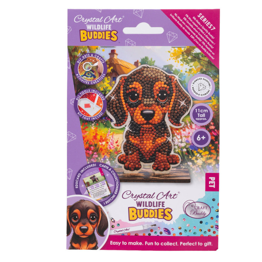 Puppy Crystal Art Buddy Craft Kit Age 6+
