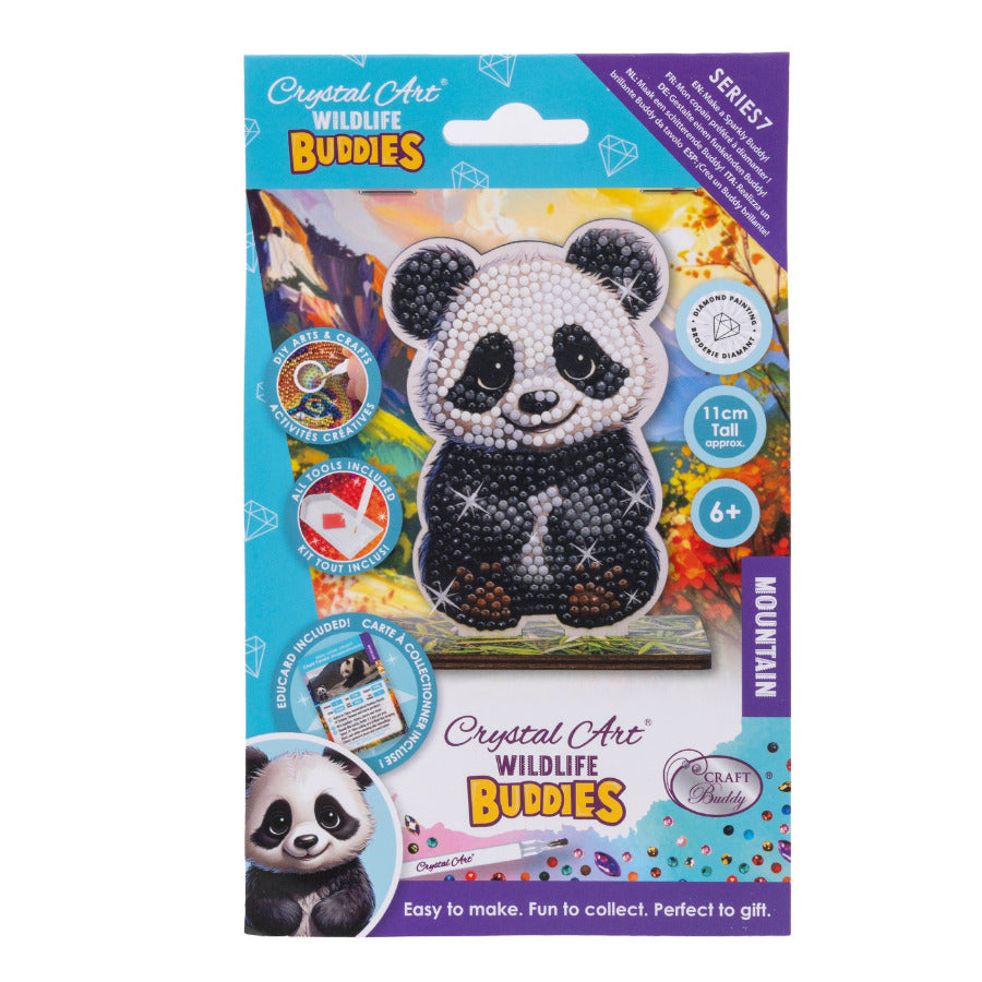 Panda Crystal Art Buddy Craft Kit Age 6+