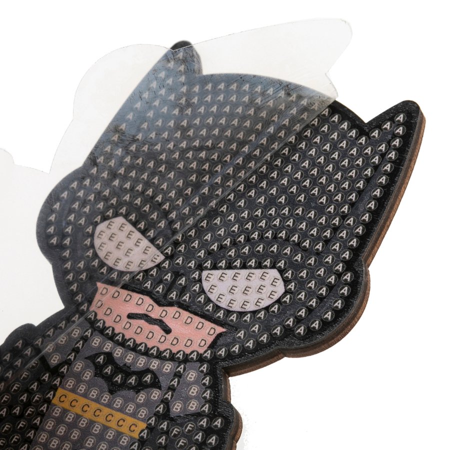 DC: Batman (Black) Crystal Art Buddy Craft Kit Age 6+