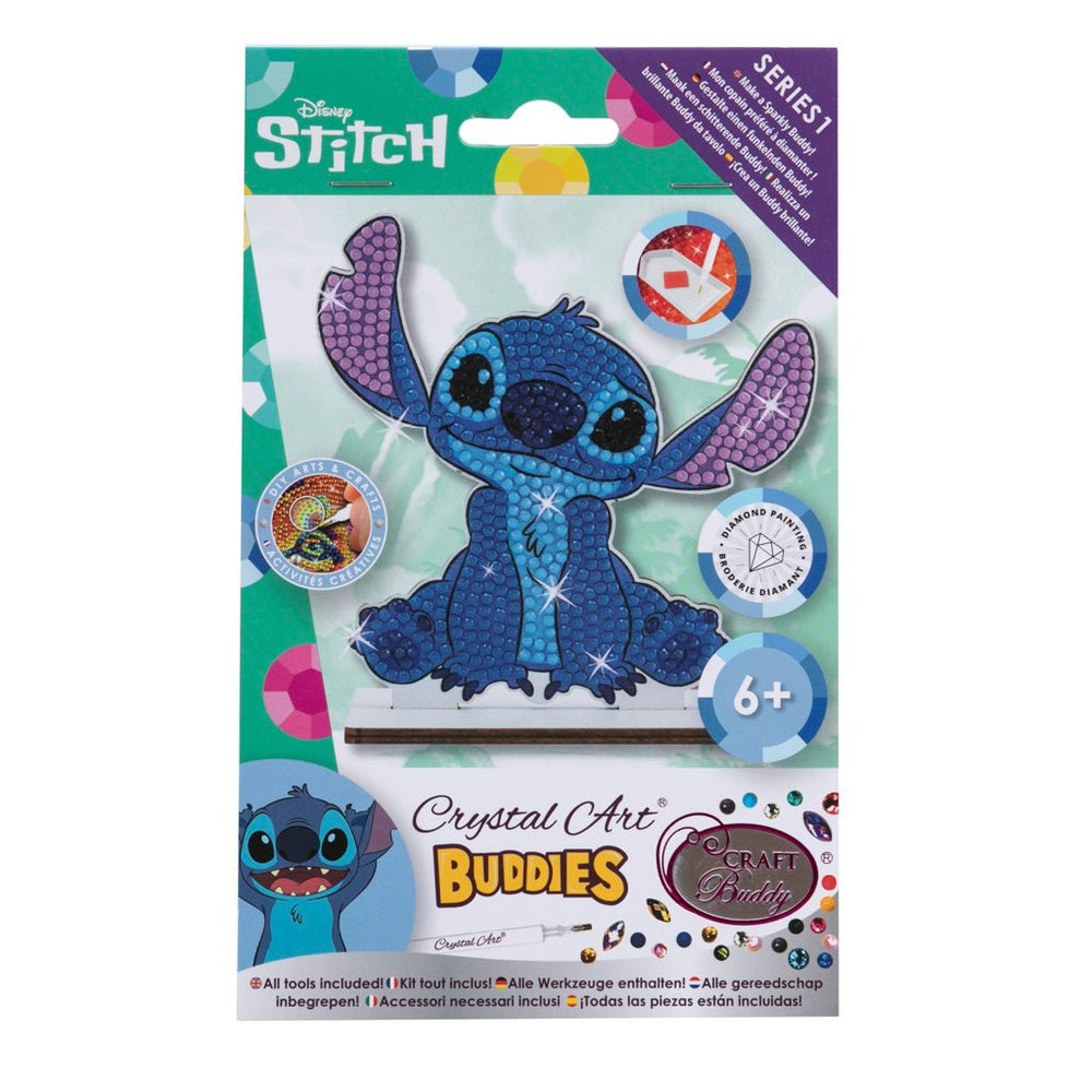 Disney: Stitch Crystal Art Buddy Craft Kit Age 6+