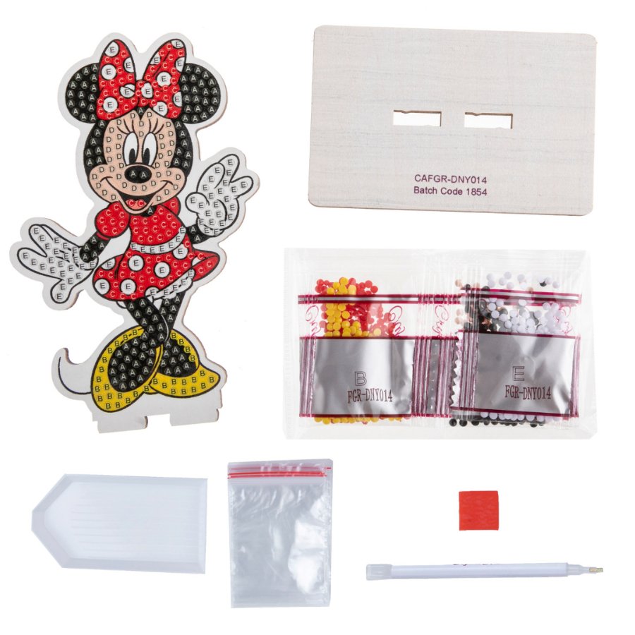 Disney: Minnie Crystal Art Buddy Craft Kit Age 6+