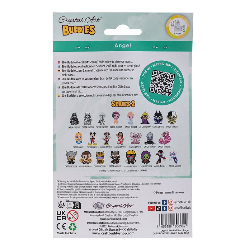 Disney: Angel Crystal Art Buddy Craft Kit Age 6+