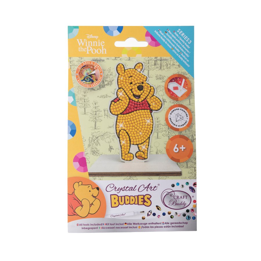 Disney: Winnie the Pooh Crystal Art Buddy Craft Kit Age 6+
