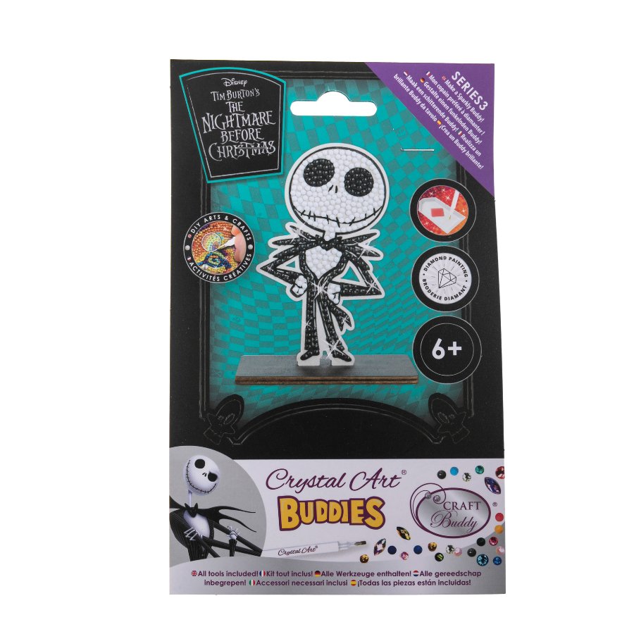 Disney: Jack Skellington Crystal Art Buddy Craft Kit Age 6+