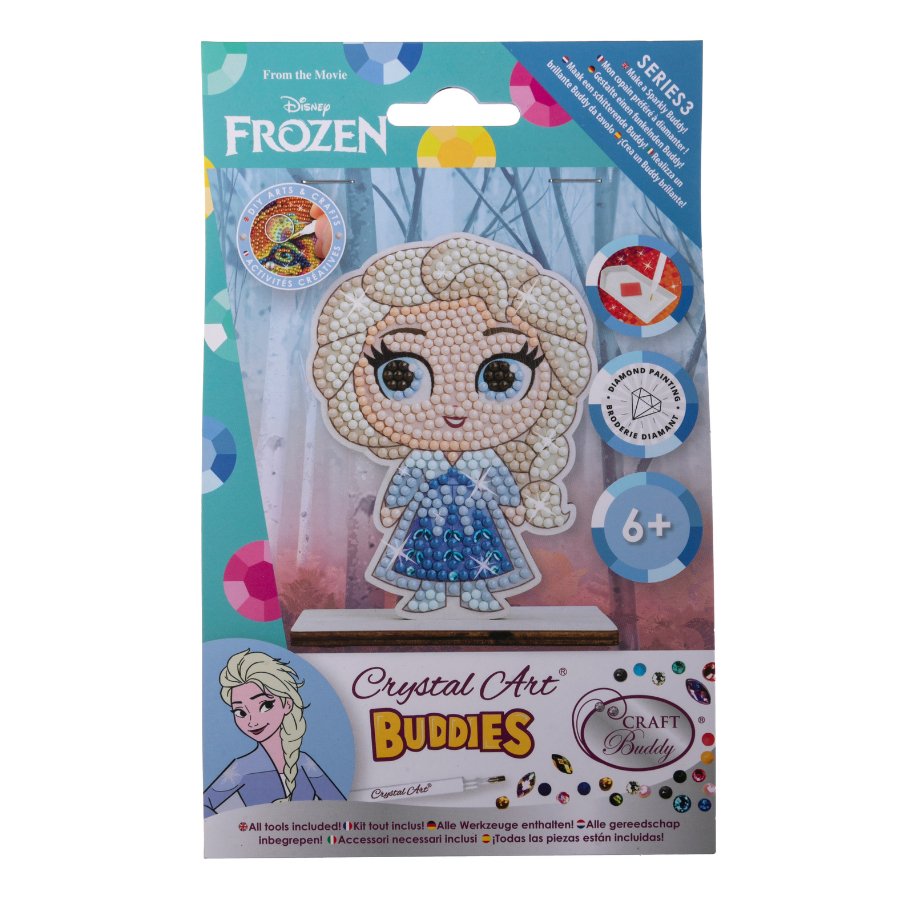 Disney: Elsa Crystal Art Buddy Craft Kit Age 6+