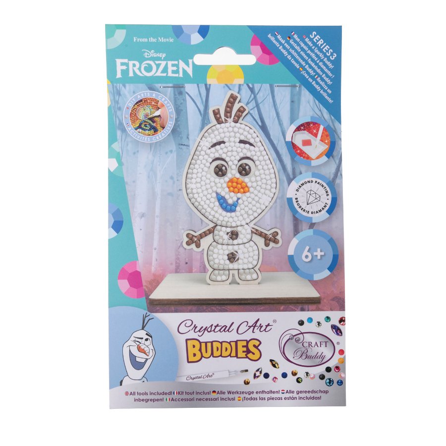 Disney: Olaf Crystal Art Buddy Craft Kit Age 6+