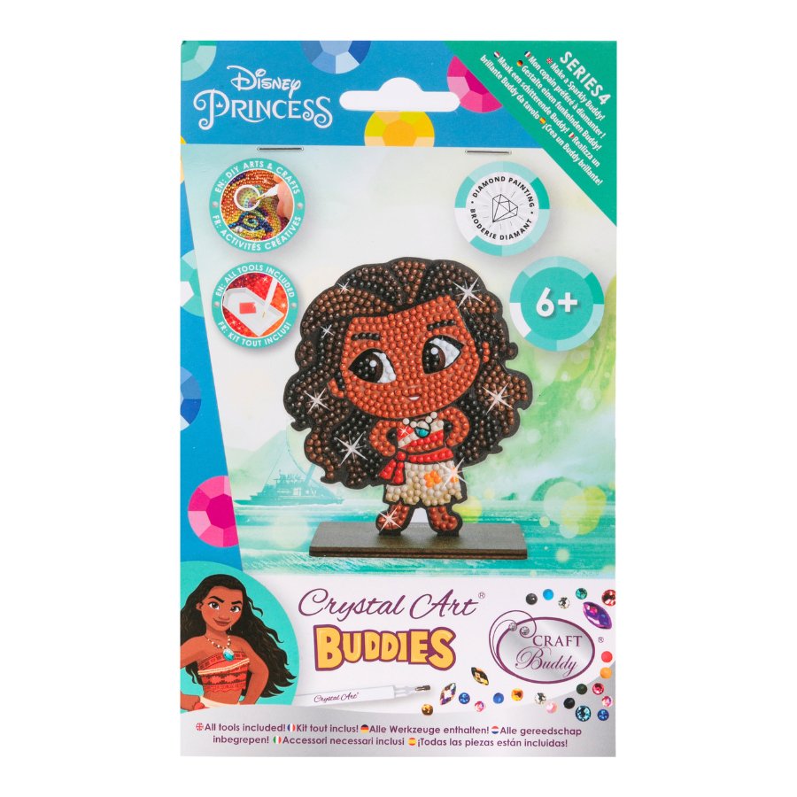 Disney: Moana Crystal Art Buddy Craft Kit Age 6+
