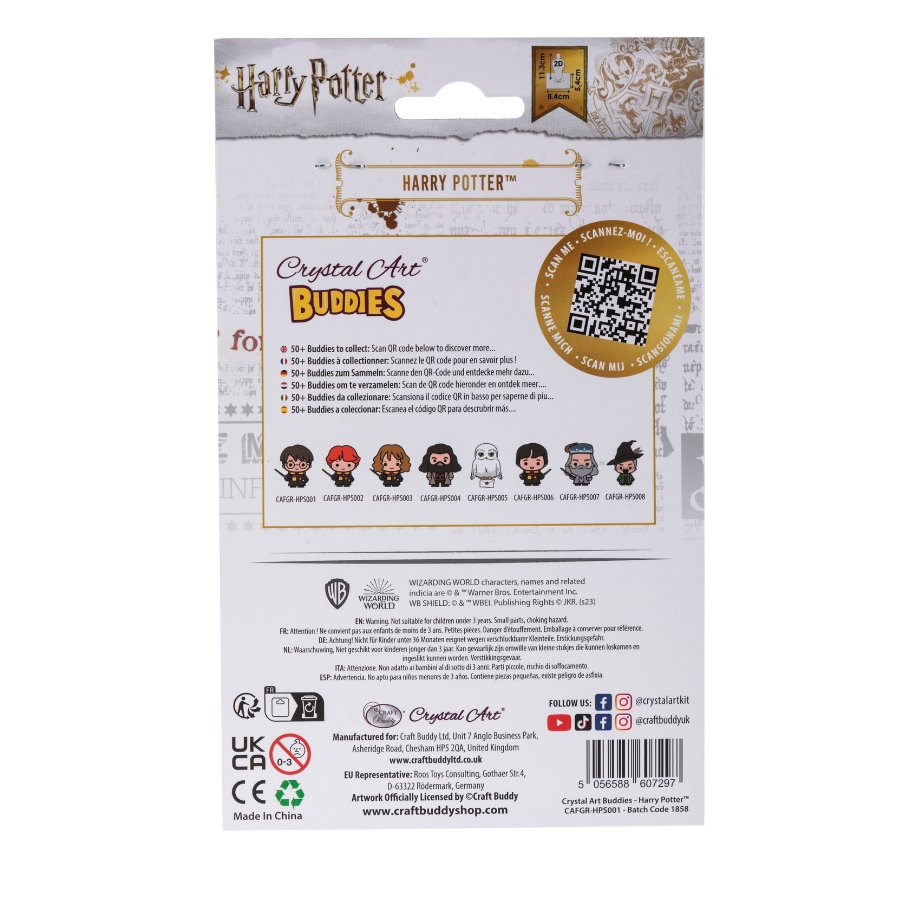 Harry Potter: Harry Potter Crystal Art Buddy Craft Kit Age 6+