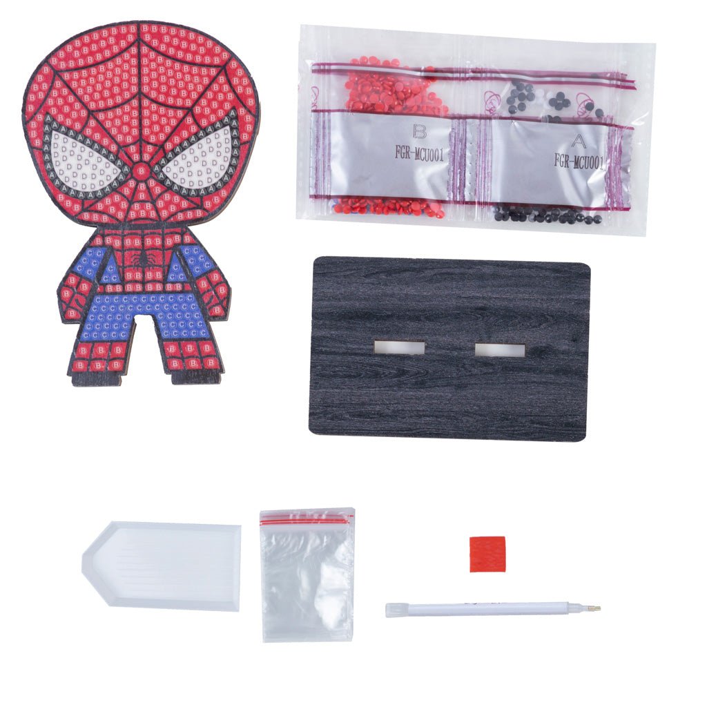 Marvel: Spiderman Crystal Art Buddy Craft Kit Age 6+