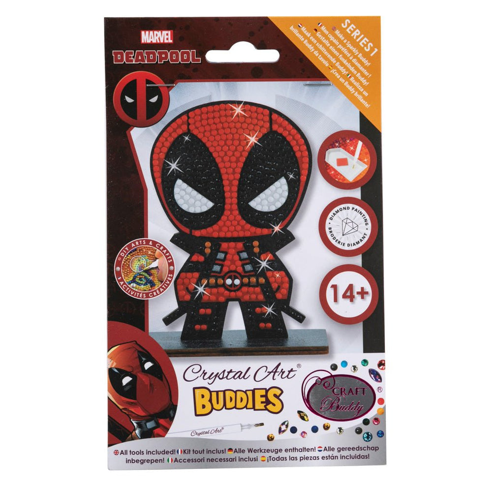 Marvel: Deadpool Crystal Art Buddy Craft Kit Age 6+