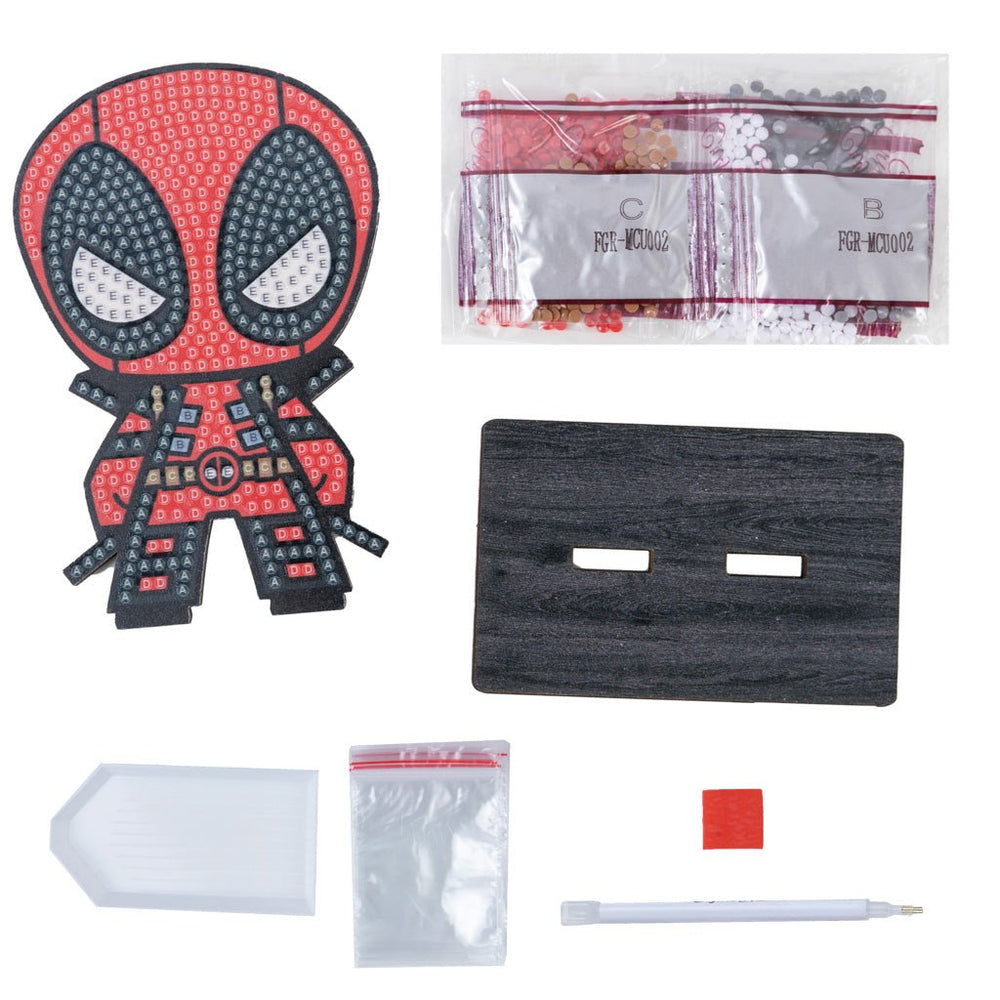 Marvel: Deadpool Crystal Art Buddy Craft Kit Age 6+