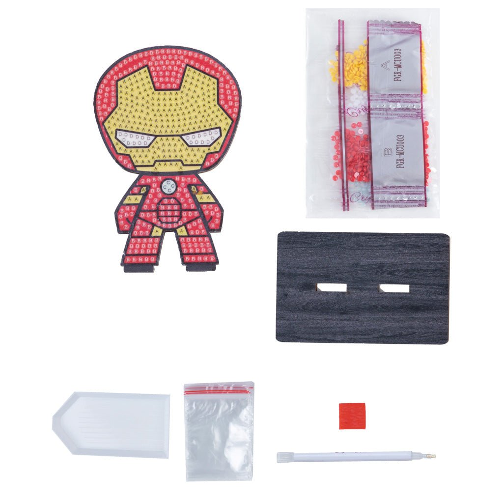 Marvel: Ironman Crystal Art Buddy Craft Kit Age 6+