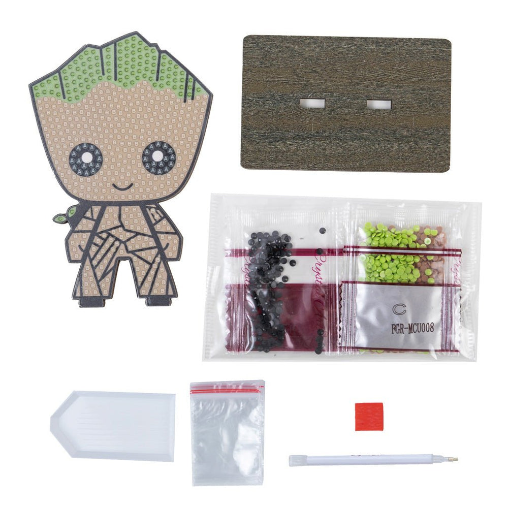 Marvel: Groot Crystal Art Buddy Craft Kit Age 6+